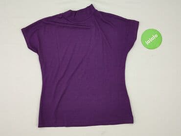 fioletowe sukienki plus size: Bluzka damska, rozmiar M — 2