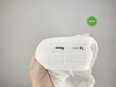 spodnie robocze białe: Spodnie materiałowe damskie, rozmiar XL — 4