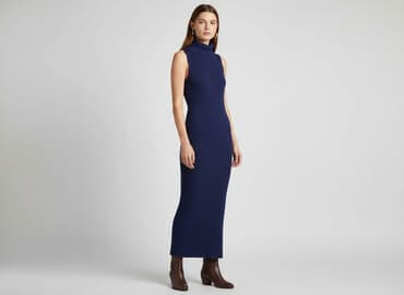 sukienki maxi na wesele niebieska: Sukienka damska, rozmiar S — 6