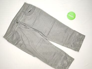 czarne jeansy lee damskie: Gina Benotti, Material trousers for women, size 4XL (EU 48) — 2