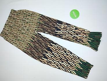 tanio spodnie: Damskie spodnie z szeroką gumą w pasie, w efektowny, falujący wzór w — 3