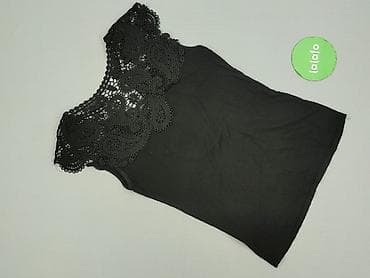 elegancki top czarny: IDEAL, Bluzka damska, rozmiar S — 3