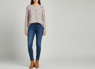 marynarka damska w jodełkę: Esmara, Bluzka damska, XL — 6