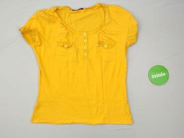 żółte bluzki z krótkim rękawem: Burton, Bluzka damska, rozmiar L — 2