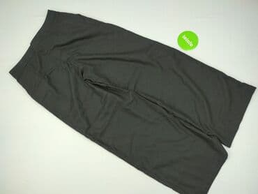 szerokie czarne spodnie sinsay: Spodnie materiałowe damskie, M — 3