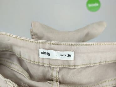 sinsay spodnie bezowe: Sinsay, Jeansy damskie, rozmiar S — 5