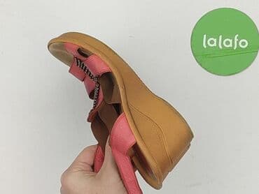 ccc srebrne sandały na obcasie: Sandały damskie, rozmiar 37 — 5