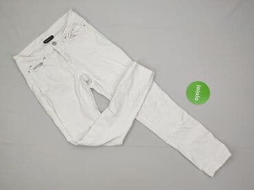 biale szerokie jeansy: Janina, Jeansy damskie, rozmiar M — 2