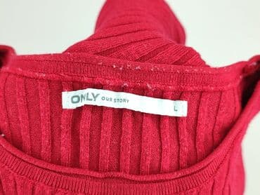 sweter siatka: ONLY, Sweter damski, rozmiar L — 5