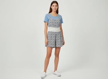 miss selfridge spodenki krótkie lniane: Petite, Kombinezon damski, rozmiar XS — 7