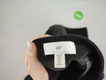 woskowane legginsy z wysokim stanem zara: H&M, Spodnie materiałowe damskie, XS — 4