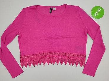 sweter dekolt serce: H&M Divided, Sweter damski, rozmiar M — 2