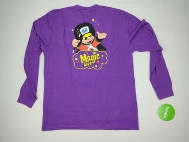 koszulka basic oversize: Bluzka dla mężczyzn, L — 4