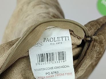 pink candles: Poszewka dekoracyjna Paoletti “Downton” 43x43 cm – kolor mocha - — 4