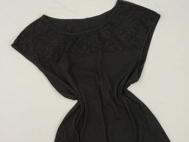 czarne bluzki z krótkim rękawem allegro: Women's blouse, size M (EU 38) — 1