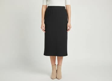 spódnice midi plisowane czarne: Shein, Spódnica damska, rozmiar M — 6