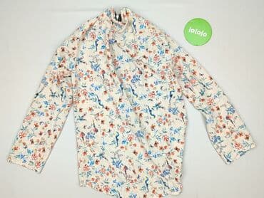 biała bluzka ze stójką damska: Bluzka damska, rozmiar S — 2