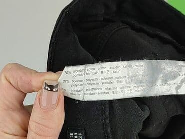 spodenki jeansowe z wysokim stanem pull and bear: Bershka, Szorty damskie, rozmiar S — 5