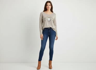 ubrania z kotem: Bluzka damska, rozmiar S — 5