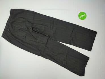 spodnie z wysokim stanem dla wysokich: Vanilia, Spodnie materiałowe damskie, M — 3