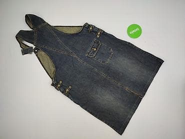 distressed jeans: Ogrodniczki damskie, rozmiar S — 3