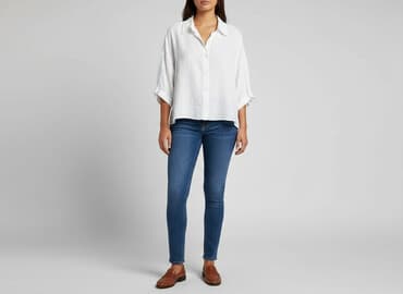 hm bluzki z krótkim rękawem: H&M, Bluzka damska, rozmiar XL — 7