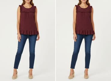 czerwona bluzka house: House, Bluzka damska, rozmiar S — 6