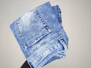 spodnie jeansowe z naszywkami: Jeansy damskie, rozmiar S — 4