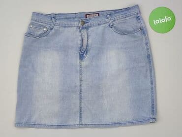 spódniczka dżinsowe z wysokim stanem: Miaoni, Spódnica damska, rozmiar M — 2