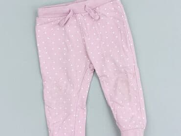 spodnie hello kitty czarne: Sweatpants, 3-6 months, condition - Very good — 1