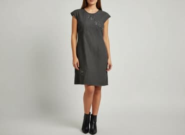 szare sukienki: Sukienka damska, rozmiar S — 6