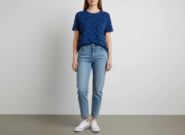 koszulka trapstar niebieska: T-shirt damski, rozmiar L — 1