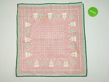 Towels: PL - Tablecloth 70 x 75, color - Red, condition - Very good — 3