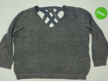 sweter z wiązaniem na plecach: Sweter damski, rozmiar 6XL — 3