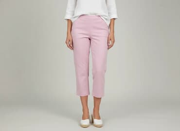 spódnico spodnie lniane: Spodnie 3/4 damskie, rozmiar L — 1