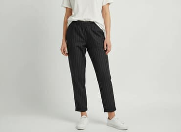 piżamy damskie allegro: Spodnie materiałowe damskie, rozmiar XS — 6