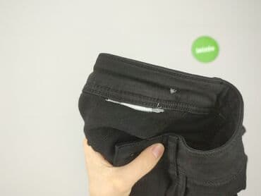 srebrne legginsy: Jeansy damskie, M — 4