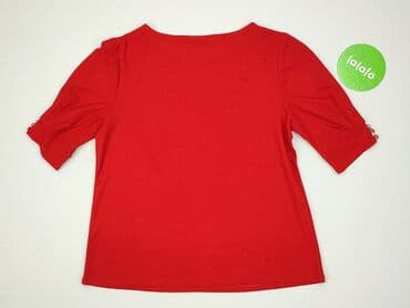 czerwona bluzki z bufkami: Orsay, Bluzka damska, S — 3