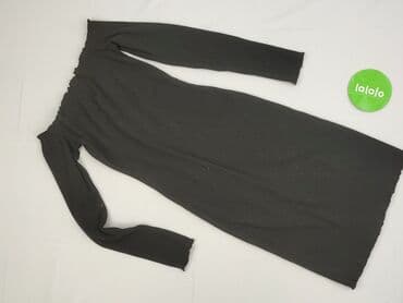 czarna sukienka z długim rękawem sinsay: Sinsay, Sukienka damska, rozmiar XS — 3