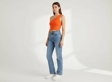 stradivarius bluzka na jedno ramie: Women`s top, size S — 1