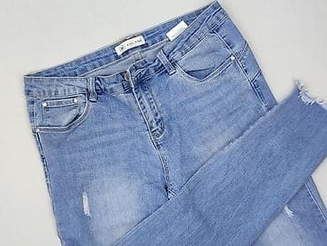 spodnie hello kitty jeans: Kiss Pink, Jeansy damskie, rozmiar XL — 1