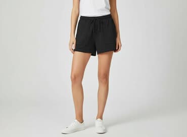 hm krótkie spodenki czarne: Amisu, Szorty damskie, rozmiar XS — 6