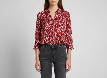 bluza z czerwonym napisem: Eastex, Bluzka damska, S — 6