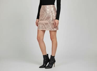 różowa cekinowe spódnice: CoolCat, Spódnica damska, rozmiar S — 1