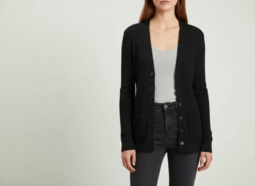 wegańskie buty zimowe: Atmosphere, Kardigan damski, rozmiar S — 6