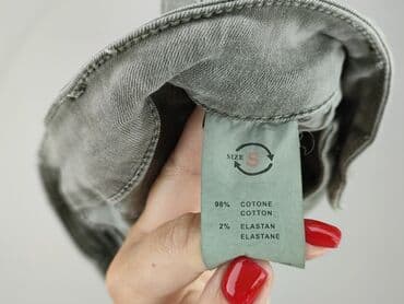 oliwkowe buty: Jeansy damskie, rozmiar S — 4