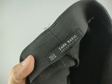 woskowane legginsy z wysokim stanem zara: Zara, Legginsy Eleganckie damskie, rozmiar M — 4