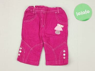 woskowane spodnie bezowe: Baby material trousers, 1-3 months, 56-62 cm, Okay, condition - Very good — 2