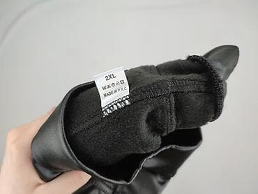 leginsy ze stringami: Legginsy Ze skóry ekologicznej damskie, rozmiar 2XL — 4