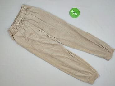 kremowe dresy: Spodnie dresowe damskie, rozmiar S — 2